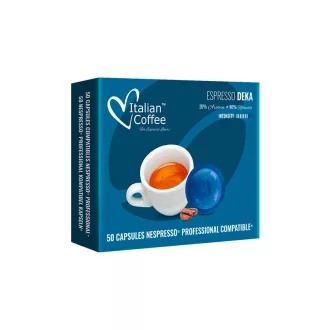   Italian Coffee Espresso Deka Nespresso Professional kapszula - 20% Arabica · 80% Robusta, 50 db