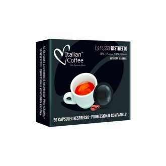 Italian Coffee Ristretto Nespresso Professional kapszula - 20% Arabica · 80% Robusta, 50 db