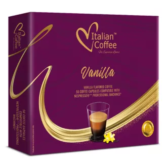   Italian Coffee Vanilla Nespresso Professional kompatibilis kávékapszula - 50 db