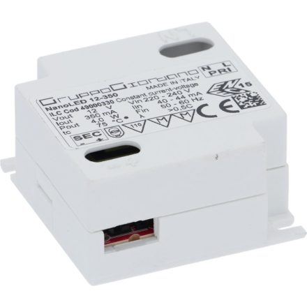 LED TÁPEGYSÉG 220VAC 12VDC 350mA 4W