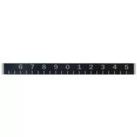 GRADUATED REGISTER KNOB LABEL