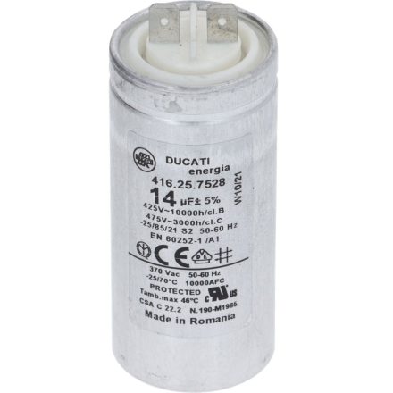 CAPACITOR DUCATI ENERGIA 14ľF