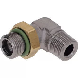 L-ALAKÚ CSATLAKOZÓ ø 3/8'M - 3/8'M GÁZ