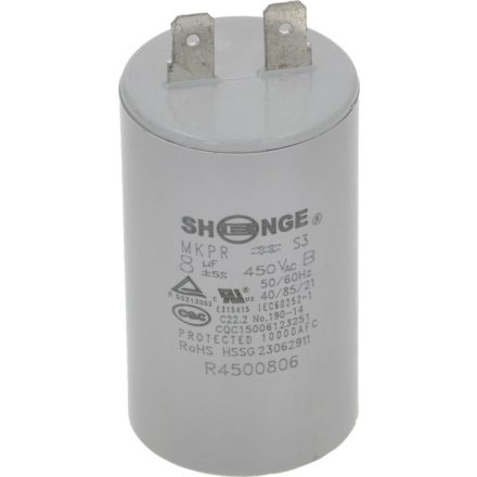 CAPACITOR 8ľF 425/475 500Vac 50/60Hz