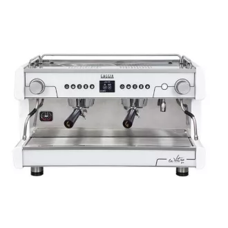   Gaggia La Vetro Pro 2 karos professzionális kávéfőző gép - fehér