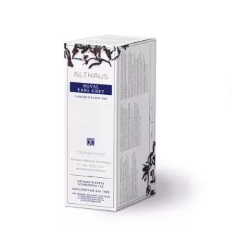 Althaus Royal Earl Grey fekete tea - Grand Pack, 15 × 4 g