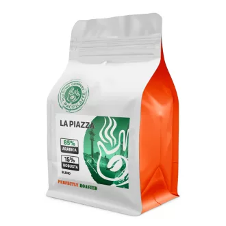   Pacificaffe La Piazza szemes kávé - 85% Arabica · 15% Robusta, 250 g