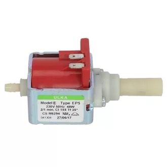   ULKA EP5 vibrációs szivattyú 230V 48W 15 bar (kompatibilis: DeLonghi, Krups, Philips)