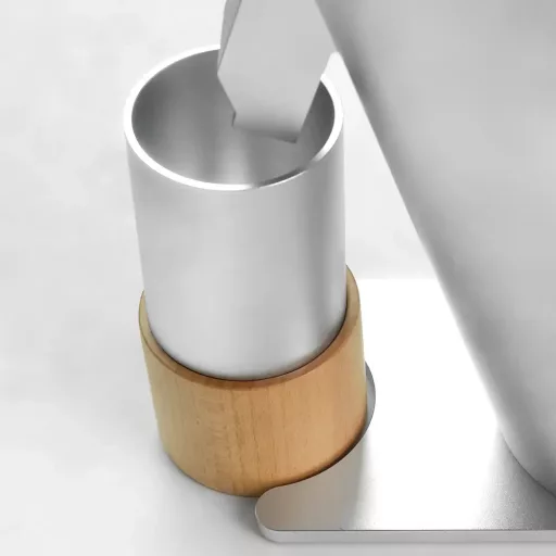 AVX DC63 Conical Red Burrs kávéőrlő (Ezüst)