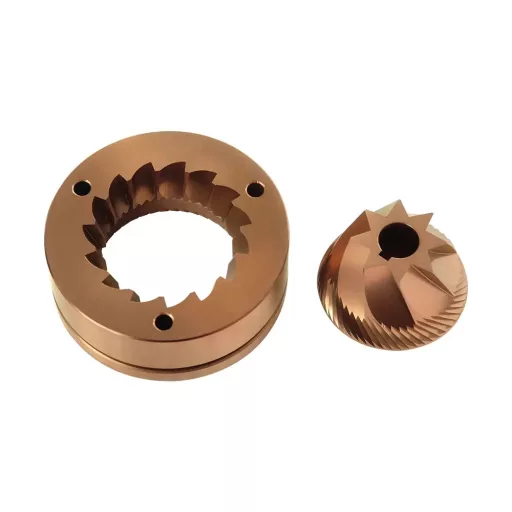 AVX DC63 Conical Red Burrs kávéőrlő (Ezüst)