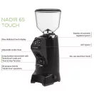 Eureka Nadir 65 Touch Kávéőrlő fekete