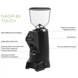 Eureka Nadir 65 Touch Kávéőrlő fekete