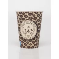   Coffee To Go Papírpohár kávészemes mintával - 207 ml, 50 db