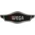 WEGA CÍMKE PIROS 32x86 mm