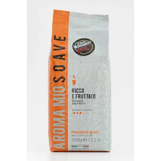   Caffè Vergnano Aroma Mio Soave szemes kávé - 50% Arabica · 50% Robusta, 1 kg