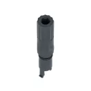 Saeco® kompatibilis fekete recés rögzítő anya tőmítéssel (996530050947, 9169A14150)
