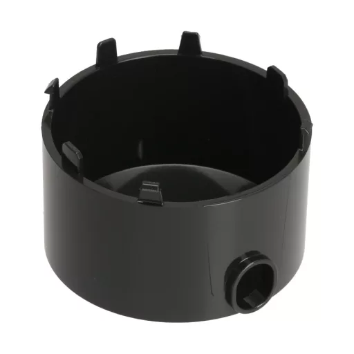 Fekete kávékifolyó fedél