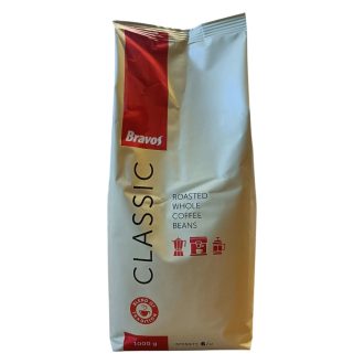 Bravos Classic szemes kávé - 100% Robusta, 1 kg