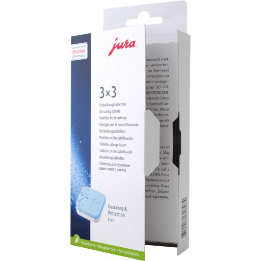 Jura 2-fázisú vízkőoldó tabletta - 9 db - Jura automata kávégépekhez