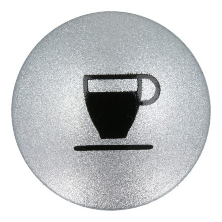 Ezüst gomb 'Espresso' X7