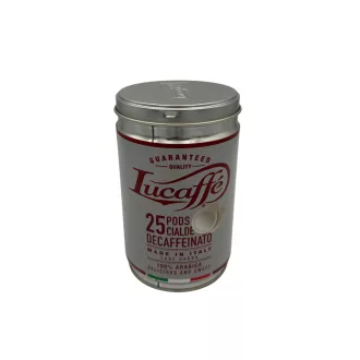 Lucaffé Decaffeinato ESE pod - 100% Arabica, koffeinmentes, 25 × 7 g