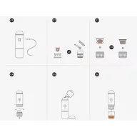   CHiato brewPLAY hordozható eszpresszó kávéfőző - zöld (kompatibilis: Nespresso®, Dolce Gusto®, őrölt kávé)
