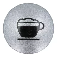 Ezüst gomb 'Milchkaffee' X7