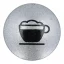 Ezüst gomb 'Milchkaffee' X7