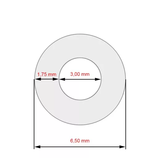 Silikon szövet cső 3x325 mm