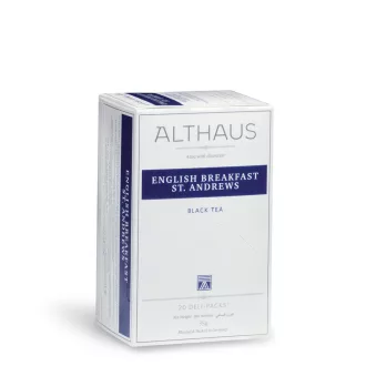 Althaus English Breakfast St. Andrews fekete tea - Deli Pack, 20 × 1,75 g