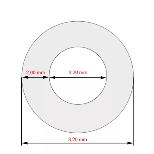 Cső csatlakozókkal és 240mm hossz