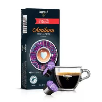 Martello Amilano Espresso Crema kávékapszula - 100% Arabica, 10 × 6 g - Martello rendszerhez
