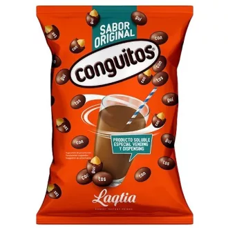   Laqtia Chocolate Conguitos kávéautomata töltőanyag - Forró csokoládé, 1 kg