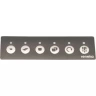 6 GOMBOS NYOMÓGOMB PANEL