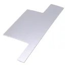 Jura X8 / X10 jobb első borítás - platina (1 db)