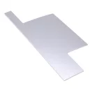 Jura X8 / X10 jobb első borítás - platina (1 db)