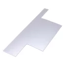 Jura X8 / X10 jobb első borítás - platina (1 db)