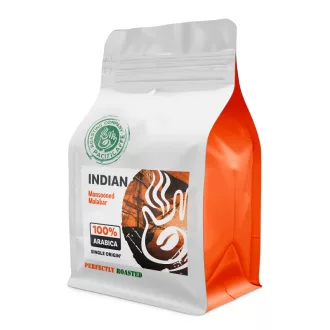   Pacificaffe Indian Monsooned Malabar AA Aspinwall szemes kávé - 100% Arabica, 250 g