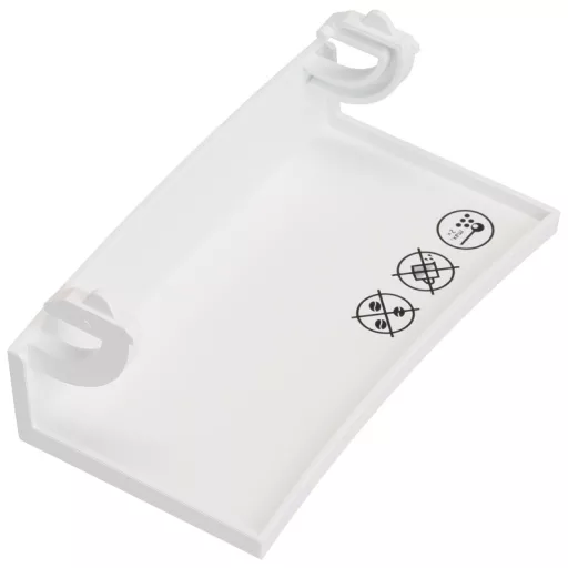 Jura E4 / E6 / E8 őrlésbeállító fedél - Piano White