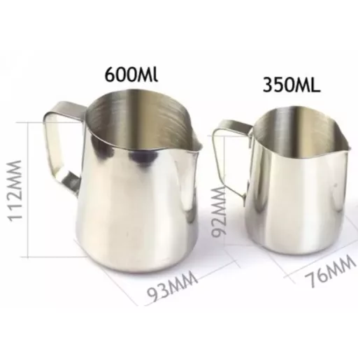 Rozsdamentes acél tejkiöntő kanna (600 ml)