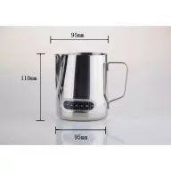 LHT Tejkiöntő kanna hőmérővel (600 ml)