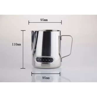 LHT Tejkiöntő kanna hőmérővel (600 ml)