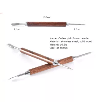 Latte art toll fa nyéllel