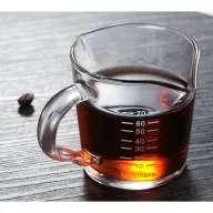MP01 Dupla csőrű üveg mérőpohár (70 ml)