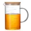 Üveg mérőpohár bambusz tetővel (1000 ml)