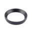 8-Mágneses Szűrőkosár magasító / Adagoló tölcsér (58 mm, fekete)