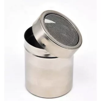 Rozsdamentes acél fahéj- és kakaószóró (15P24)