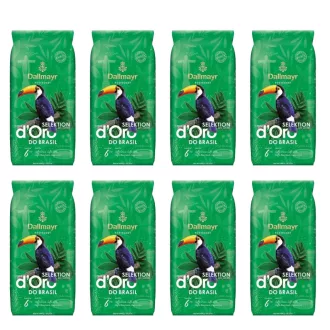   Dallmayr Crema d’Oro Selektion des Jahres 2025 Do Brasil szemes kávé - 100% Arabica, 8 x 1 kg