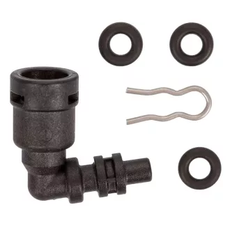 Csatlakozó szelep V2 bilincsel és O-gyűrűvel