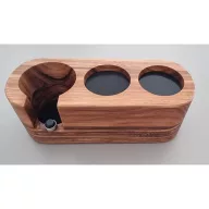 AVX 9J28 3-as tamper + szűrőkar tartó 51-53mm Zebra Wood